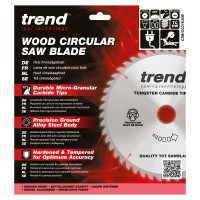 Trend Wood Mitre Saw Blade - 210mm dia x 2.4 kerf x 25.4 bore 30T