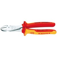 Knipex Fully Insulated High Leverage Diagonal Side Cutter 200mm - 74 06 200