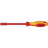 Knipex VDE Insulated Nut Driver 6.0 x 125mm - 98 03 06
