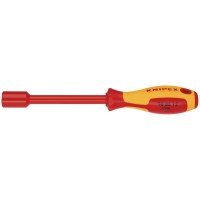 Knipex VDE Insulated Nut Driver 12.0 x 125mm - 98 03 12