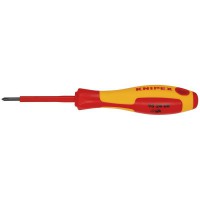 Knipex VDE Insulated Screwdriver PH0 x 60mm - 98 24 00