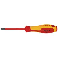 Knipex VDE Insulated Screwdriver PH1 x 80mm - 98 24 01