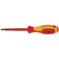 Knipex VDE Insulated Screwdriver PH2 x 100mm - 98 24 02
