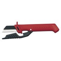 Knipex Fully Insulated Cable Knife 185mm - 98 56 SB