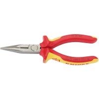 Knipex VDE Fully Insulated Long Nose Pliers 160mm - 25 08 160 UKSBE