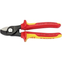 Knipex VDE Fully Insulated Cable Shears 165mm - 95 18 165 UKSBE