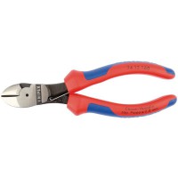 Knipex High Leverage Diagonal Side Cutters with Return Spring 160mm - 74 12 160 SB