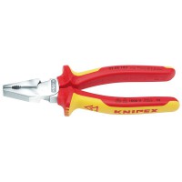Knipex Fully Insulated High Leverage Combination Pliers 180mm - 02 06 180 SB