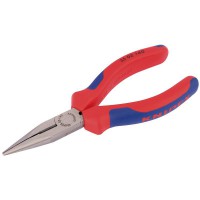 Knipex Long Nose Pliers with Heavy Duty Handles 140mm - 25 02 140 SB