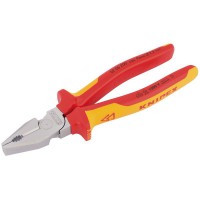 Knipex Fully Insulated High Leverage Combination Pliers 200mm - 02 06 200 SB