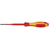 Knipex VDE Insulated Slotted Screwdriver 3.5 x 100mm Slim - 98 20 35 SL