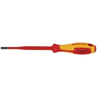 Knipex VDE Insulated Slotted Screwdriver 5.5 x 100mm Slim - 98 20 55 SL
