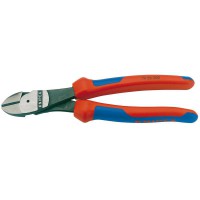 Knipex High Leverage Diagonal Side Cutter with 12 Head 200mm - 74 22 200