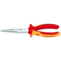 Knipex Fully Insulated Long Nose Pliers 200mm - 26 16 200 SBE