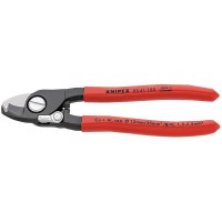 Knipex Cable Shear with Sprung Handles for Copper or Aluminium 165mm - 95 41 165 SB