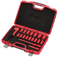 XP1000 VDE Metric Socket Set 1/2\" Sq. Drive - 19 Piece - 17671