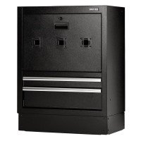 BUNKER Modular Floor Reel Cabinet, 2 Drawer, 680mm - 23754