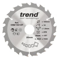 NEW Trend Circular Saw Blades - 160mm Diameter