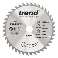 NEW Trend Circular Saw Blades - 260mm Diameter