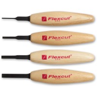 Flexcut 4 Piece Micro Carving Chisel Set - MT100