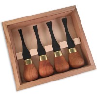 Flexcut 4 Piece Premium Wide Palm Carving Tool Set - FRP404