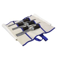 Narex 5 Piece Set Bevel Edge Chisels with Tool Roll - Wood Line Pro - 863811