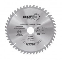 Trend Wood Mitre Saw Blade - 255mm dia x 2.4 kerf x 30 bore 24T